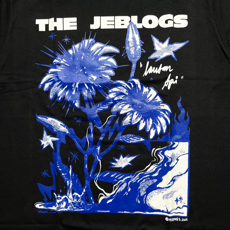 Jual Tshirt THE JEBLOGS - LAUTAN API BLACK Official Merchandise ...