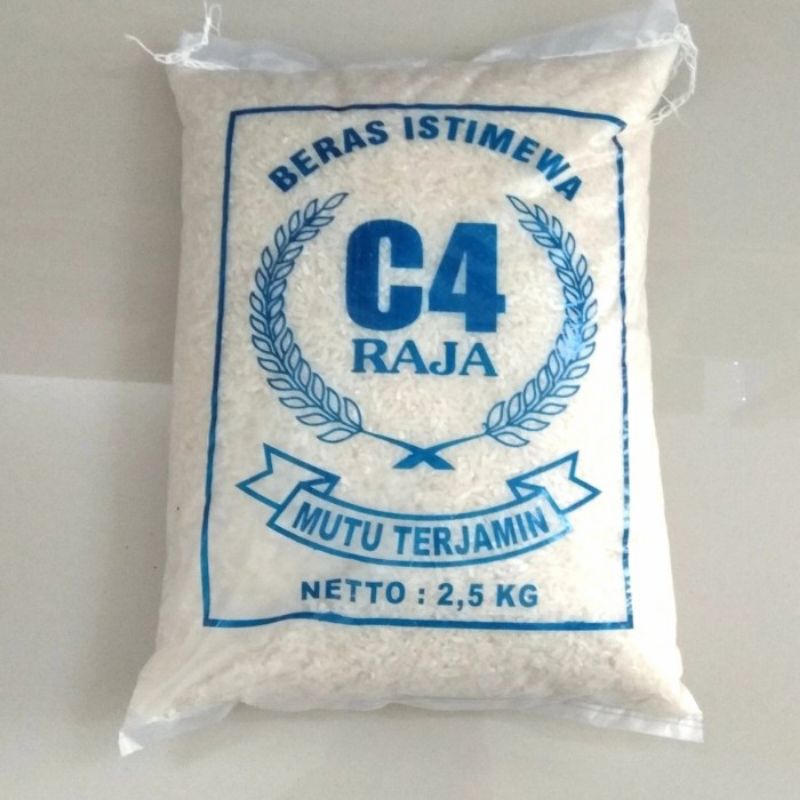 Jual BERAS C4 2,5 kg PUTIH PULEN | Shopee Indonesia