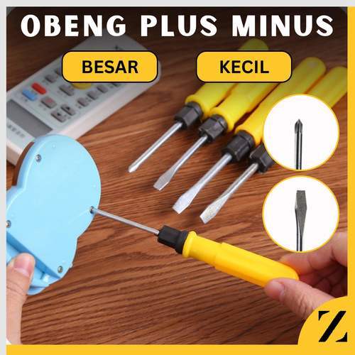 Jual Obeng Plus Minus 2 4 Inch Inci Obeng Bolak Balik Dua Arah 2” 4 ...