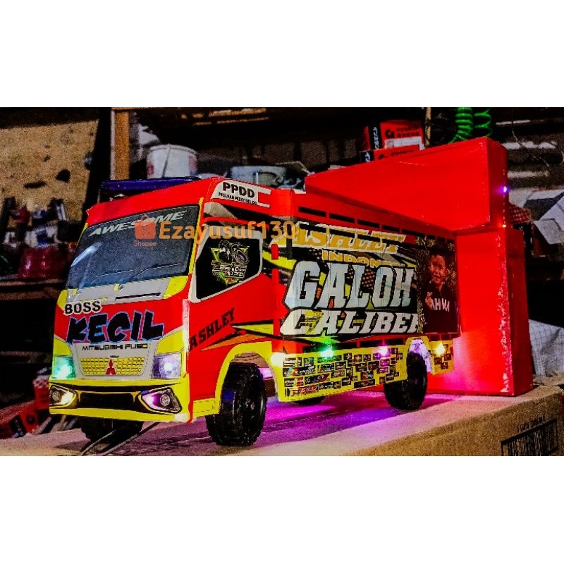 Jual MINIATUR TRUK DAN MINIATUR SOUND SATU SET BISA CUSTOM NAMA DAN ...