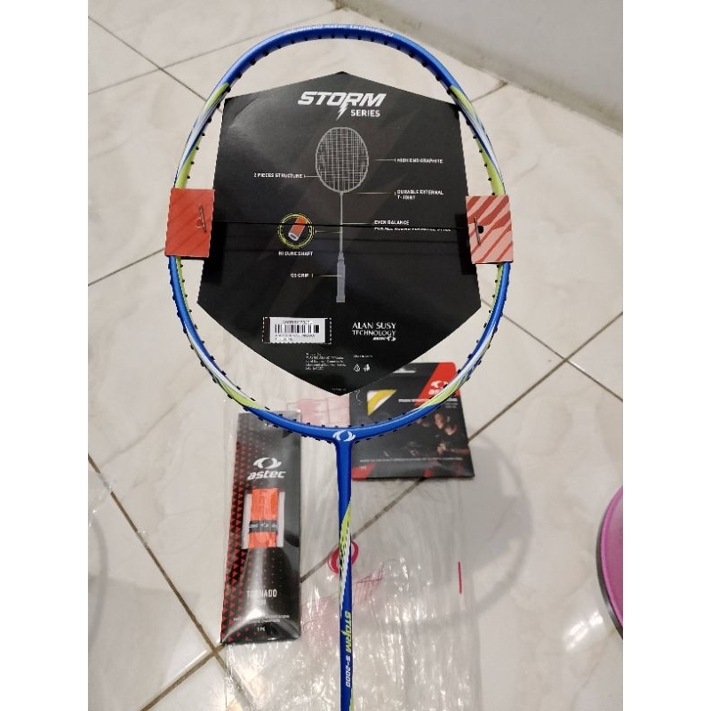 Jual Raket Astec S2000 Blue Yellow | Shopee Indonesia