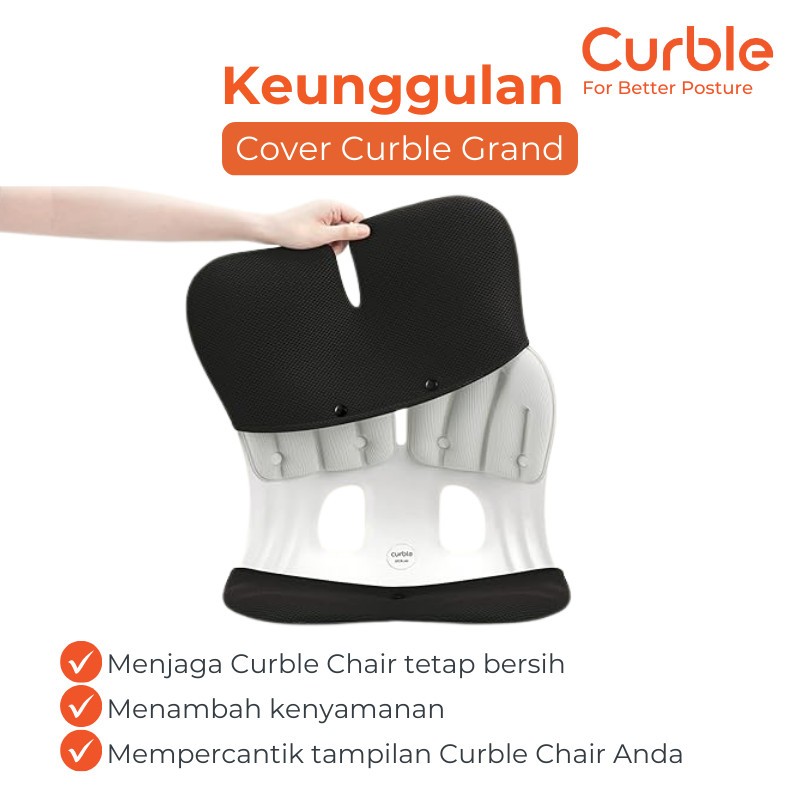 Jual CURBLE Posture Chair GRAND Cover - Sarung Pelindung Anti Slip ...