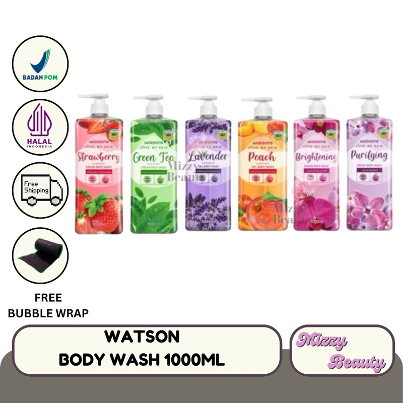 Jual ORIGINAL Watsons Bodywash 1 liter READY ALL VARIANT Body Wash ...