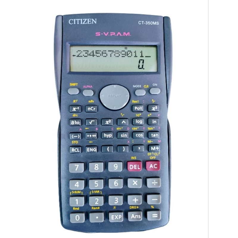 Jual Kalkulator Scientifie Rumus Kalkulator Ct-350MS Diameter 15,5cm×8 ...