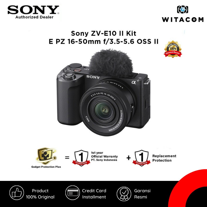 Jual Sony ZV-E10 II / ZVE10 II / ZVE 10 Mark II Kit E PZ 16-50mm f/3.5 ...