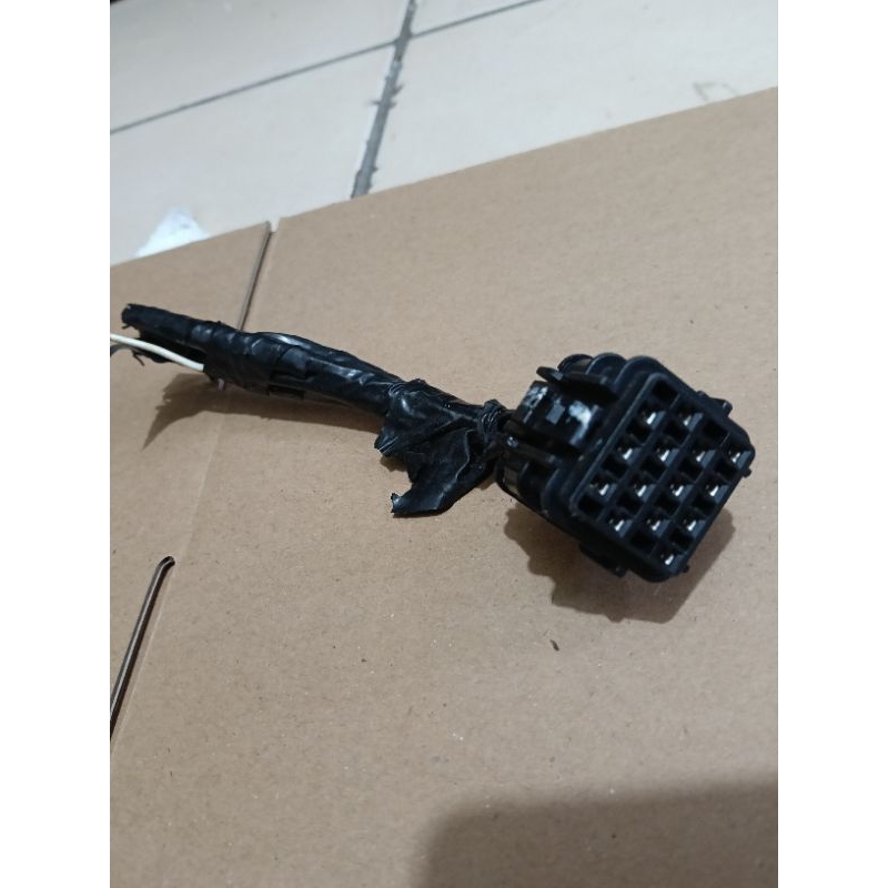 Jual soket switch sensor modul injektor original pin 16 excavator sk200 ...
