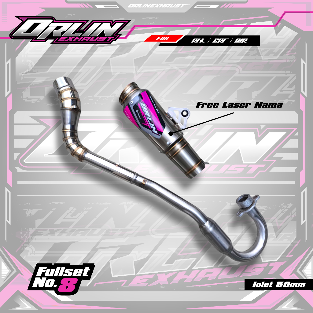Jual Knalpot Racing KLX CRF WR Dtracker | Leher Atas | Original ...