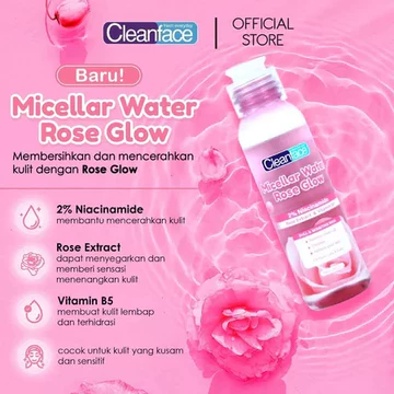 ARJUNA PURBASARI Cleanface 3in1 Micellar Water Normal Skin Oily Skin Micellar Water 100ml 250ml