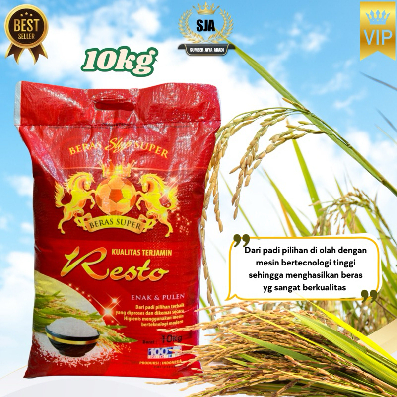 Jual beras resto 10kg | Shopee Indonesia