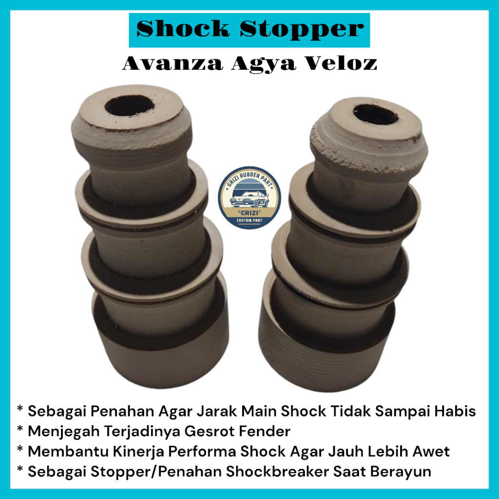 Jual Shock Stopper Spon Empuk Belakang Avanza Agya Veloz Tinggi 1Set ...