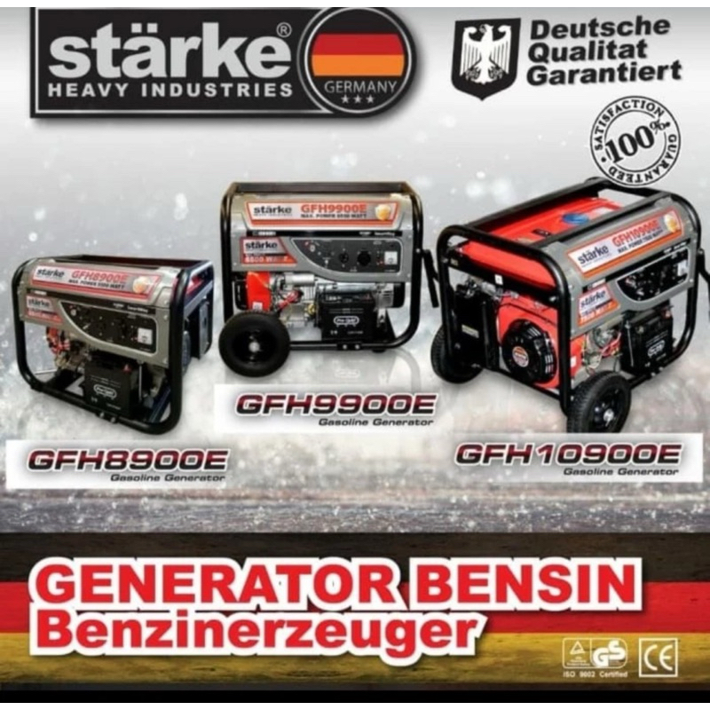 Jual Genset Bensin Generator set 5500watt STARKE GFH8900E GFH 8900 ...