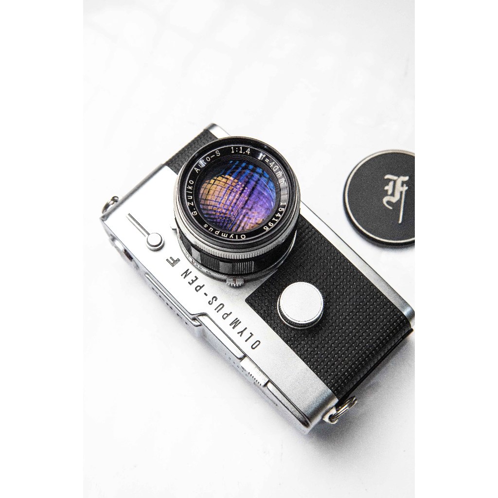 完動 Olympus PEN FT ブラック 40mm F1.4 TTL 付属5