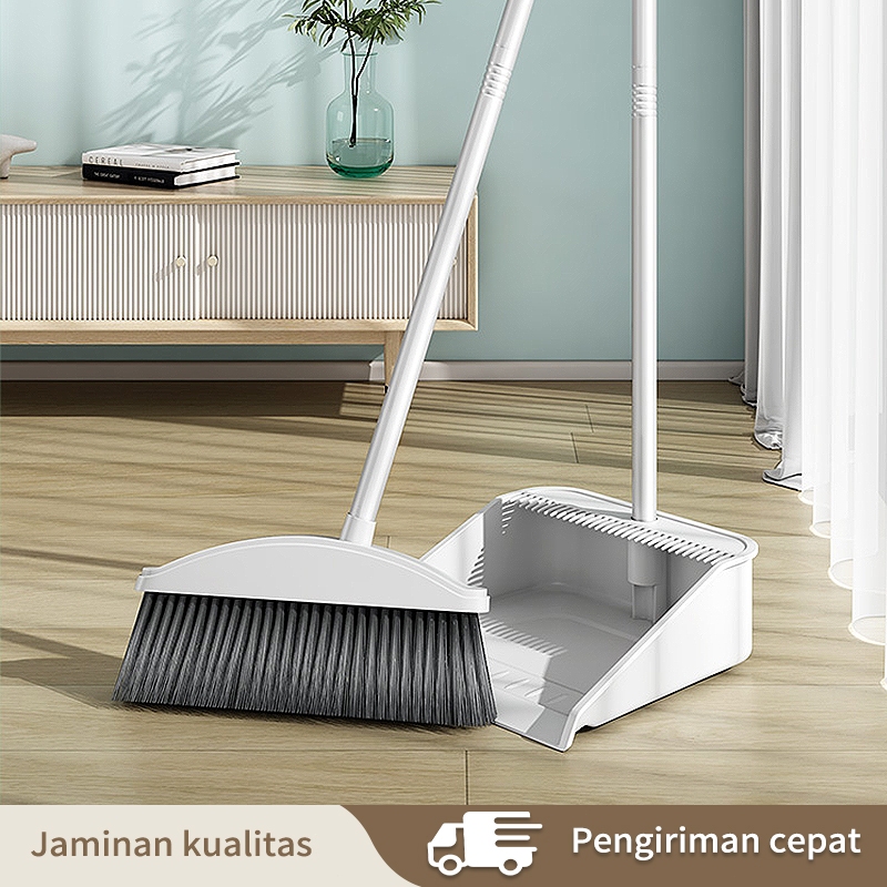 Jual Sapu Pengki Set Alat Pembersih Lantai Broom Set Dustpan Praktis 2 ...
