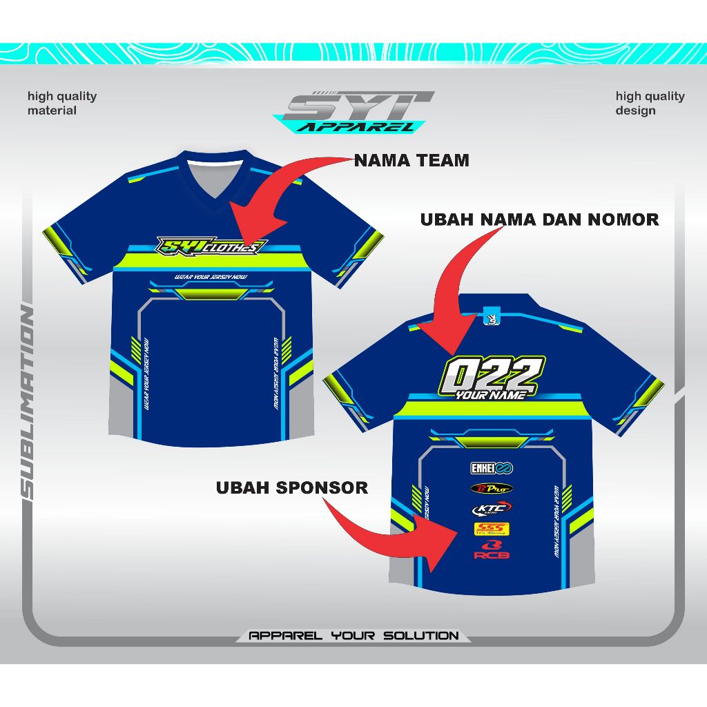 Jual JERSEY RACING Jersey Racing Custom Full Printing Jersey drag Balap ...