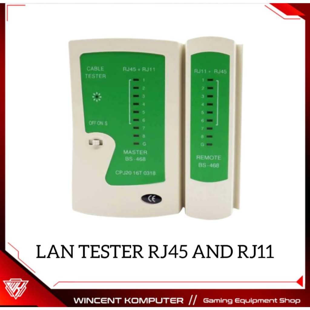 Jual Network Kabel Tester / Lan Tester RJ45 / Alat Penguji Kabel Lan ...