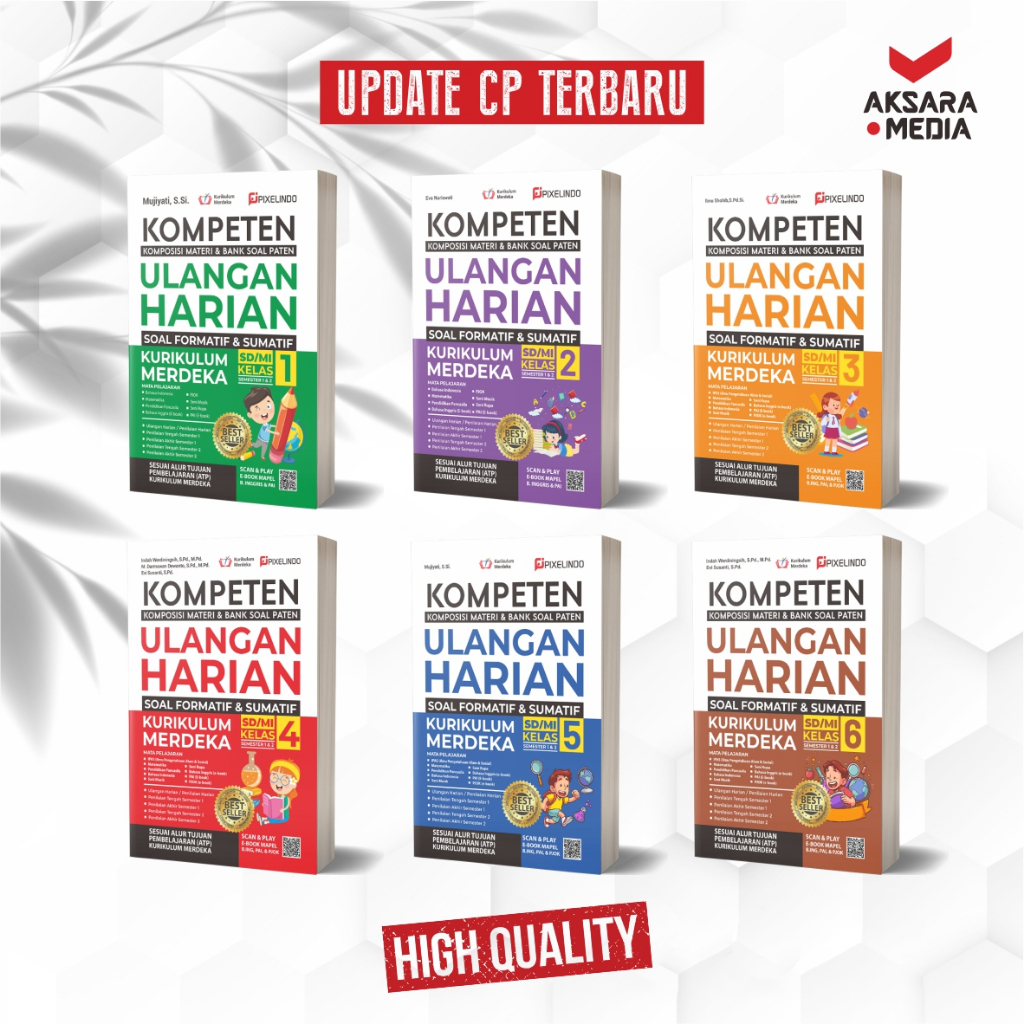 Jual UPDATE BUKU ULANGAN HARIAN SD KELAS 1,2,3,4,5 & 6 KURIKULUM ...