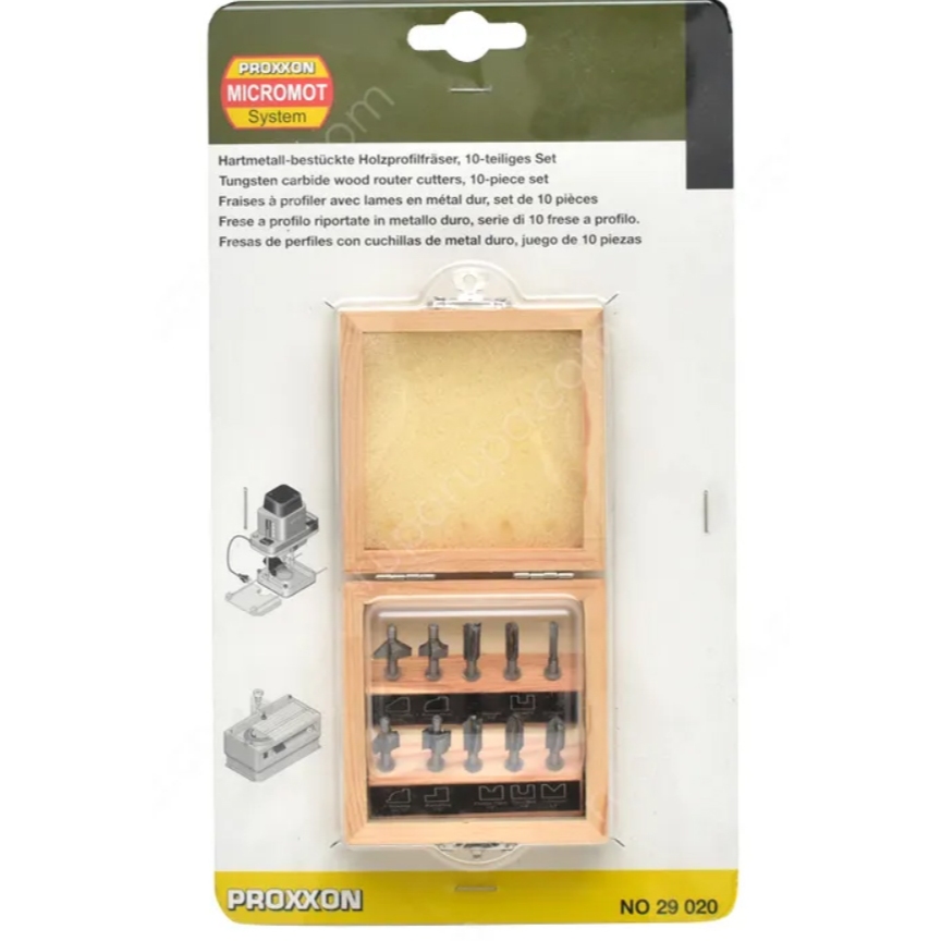 Jual Proxxon Set 10 Pcs Mata Bor Router Trimmer Profil | Shopee Indonesia