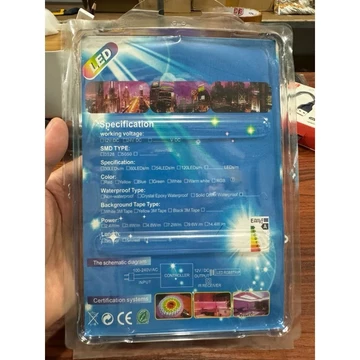 BKT Lampu Led Strip Dekorasi Kamar RGB 5Meter Remote Adaptor
