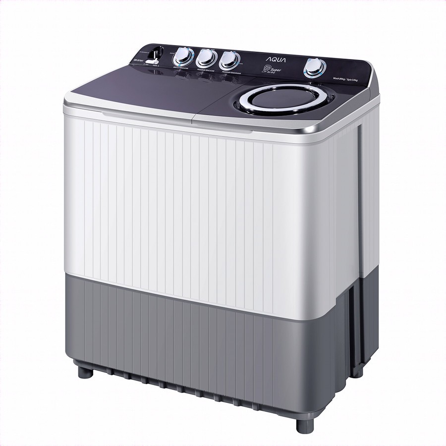 Jual AQUA Elektronik Mesin Cuci Twin Tube 20 Kg QW-2070HT - Dynamic ...