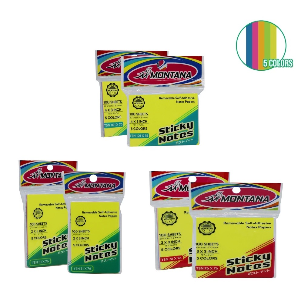 Jual MEMO STICK MONTANA/ STICKY NOTE | Shopee Indonesia