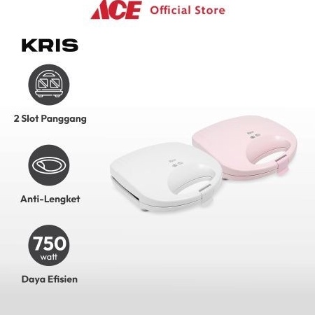 Jual Ace Kris Toaster Sandwich 2 Slice 75 watt Panggangan Roti Lapis ...