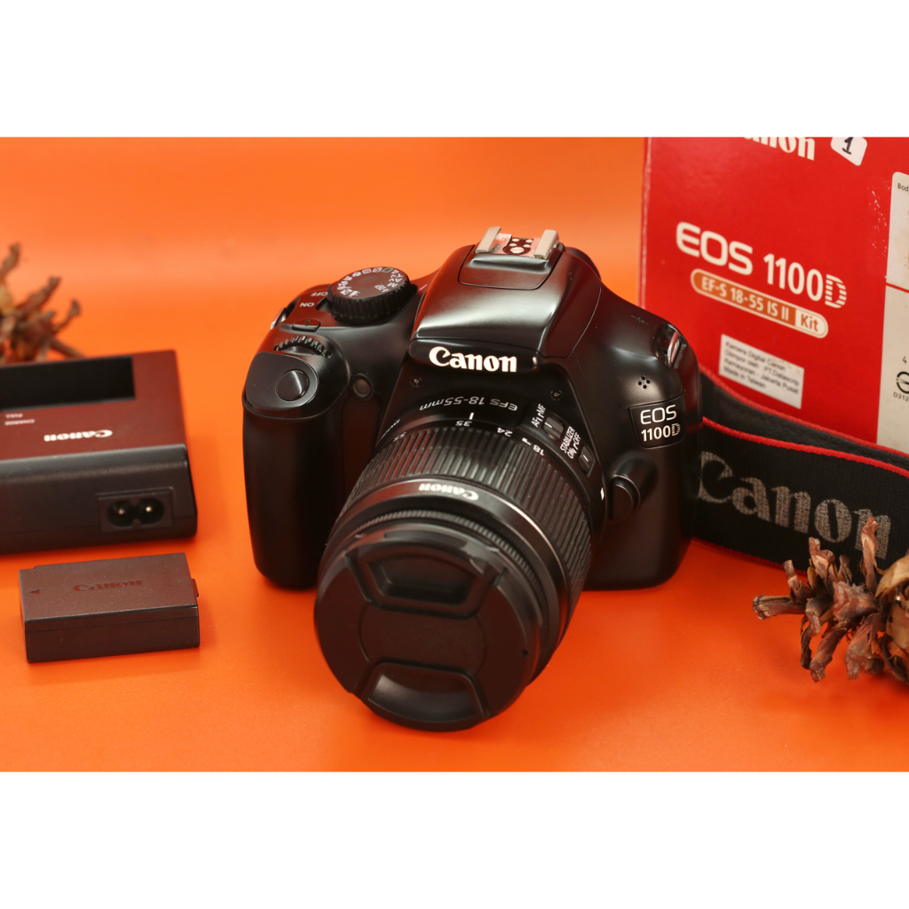 Canon EOS 1100D Noir + Objectif 18-55 Mm – Appareil Photo Reflex – Occasion Parfait état