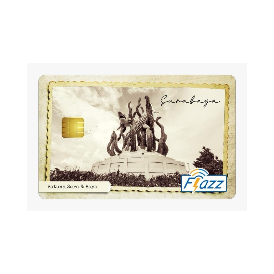 Jual Kartu Flazz Limited Edition Kota Surabaya Vintage GEN 2 | Shopee ...