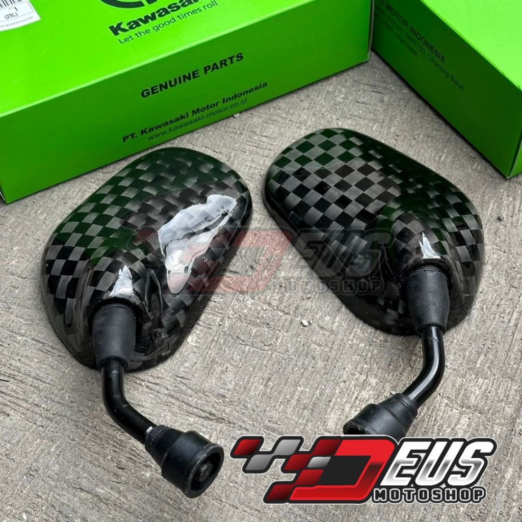 Jual Spion Kawasaki Ninja R / SS Carbon Kevlar Bahan ORIGINAL | Shopee ...