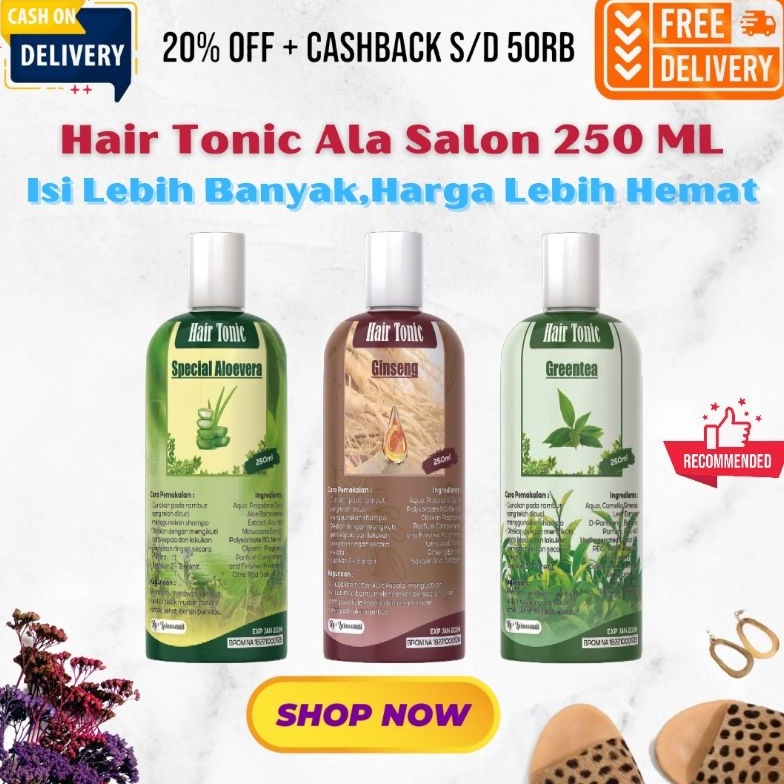 Jual Harga Kompetitif HAIR TONIC SALON 25 ML PREMIUM BPOM HAIR TONIC ...