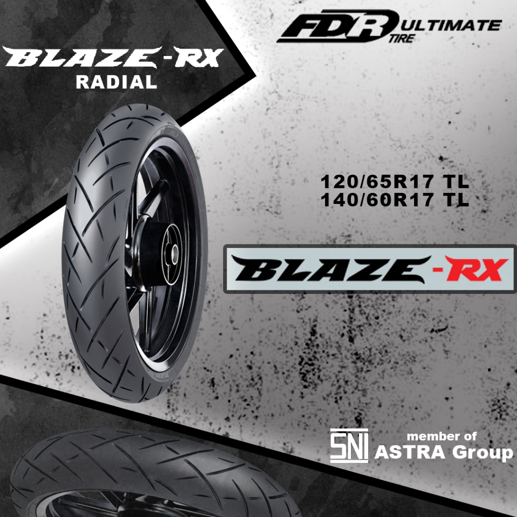 Jual BAN FDR BLAZE RX RING 17 TUBELESS (TL) | Shopee Indonesia