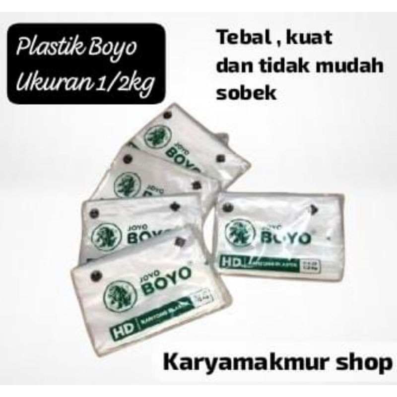 Jual plastik Boyo ukuran 1/2kg | Shopee Indonesia