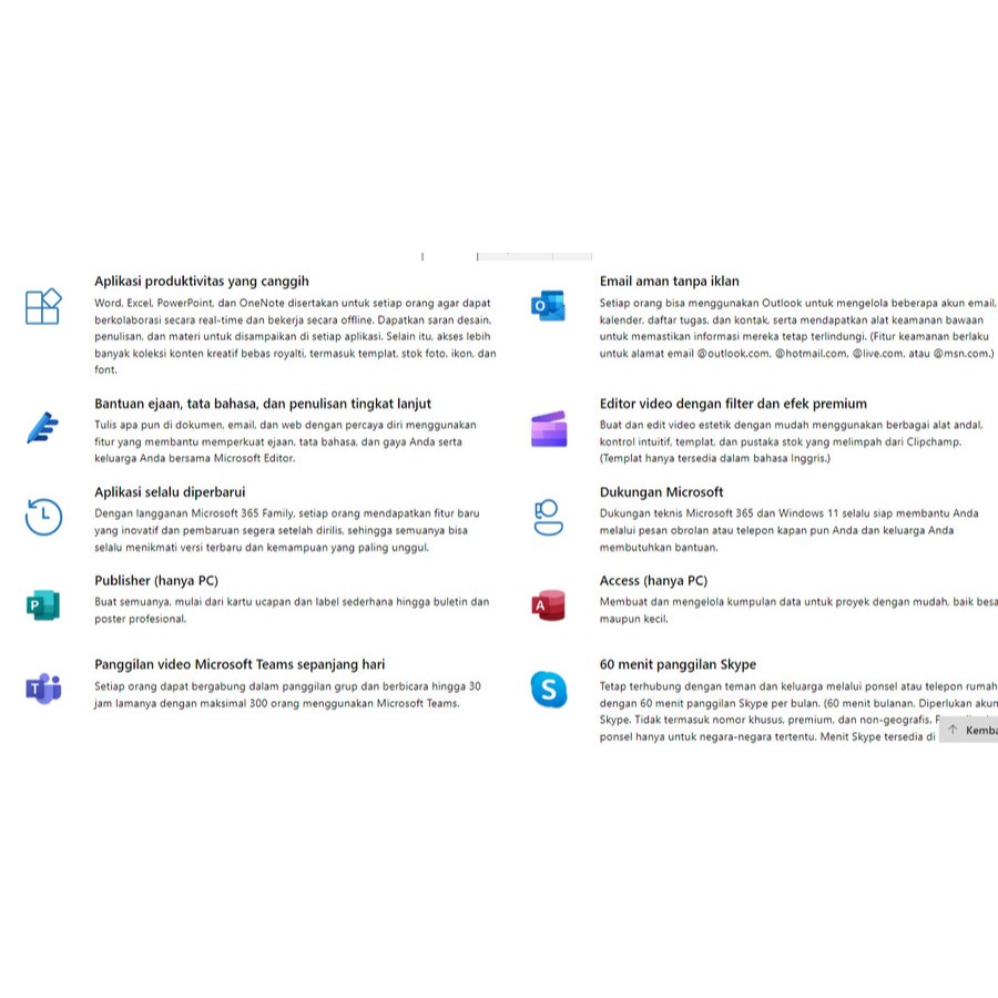 Jual Microsoft Office 365 Family 6 User Original 5 Device 1 Year ...