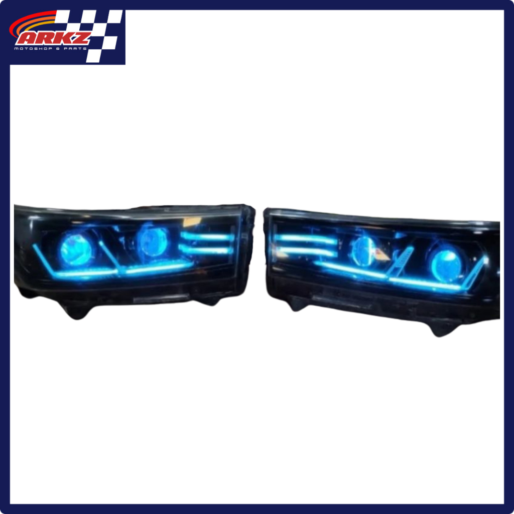 Jual Paketan Headlamp Innova Reborn Double Proji Biled PRO7 P750XS Slim ...