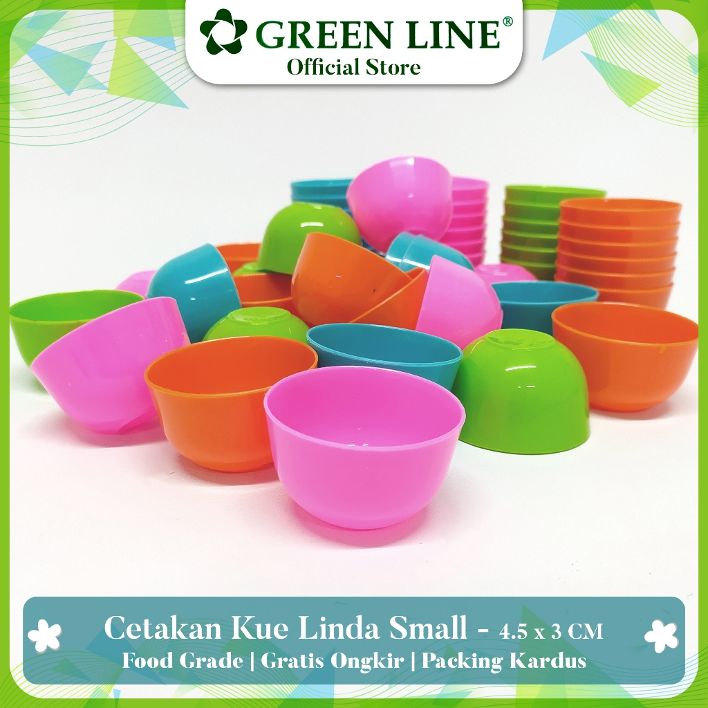 Jual Greenline Cetakan Kue Talam Linda Small - Set 36 Pcs | Shopee ...