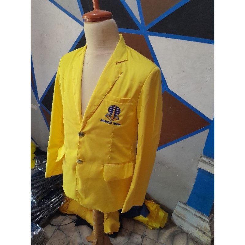 Jual Jas almamater universitas terbuka / jas ut kancing logo | Shopee ...
