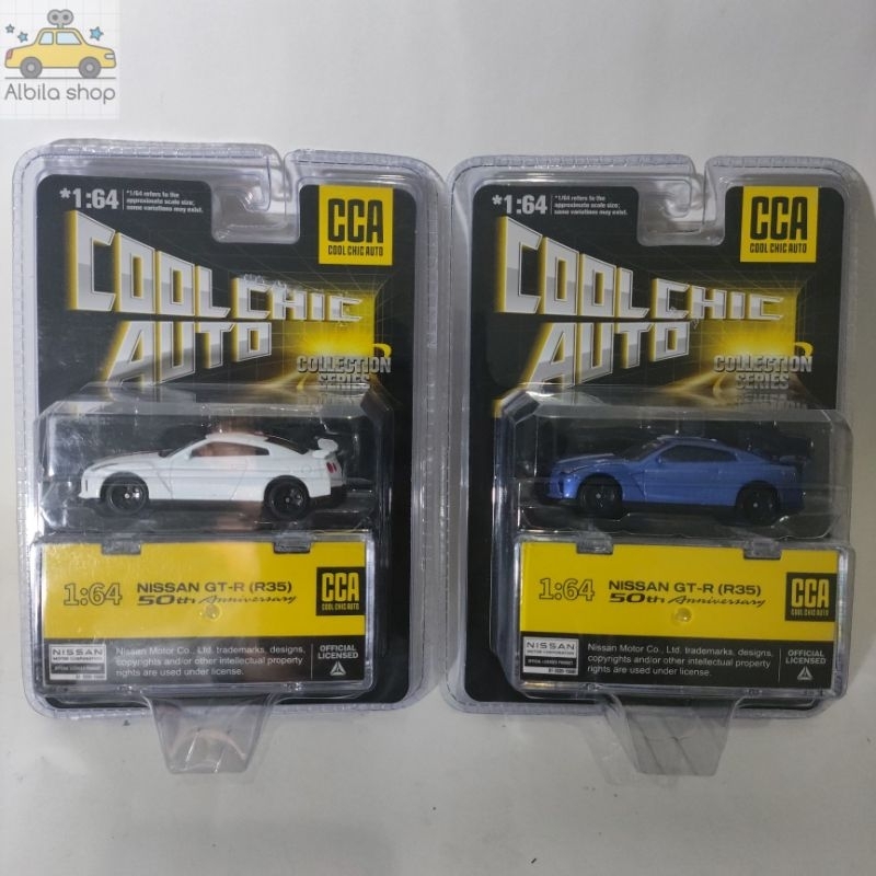 Jual Nissan GT-R (R35) 50th Anniversary CCA Skala 1:64 Cool Chic Auto ...