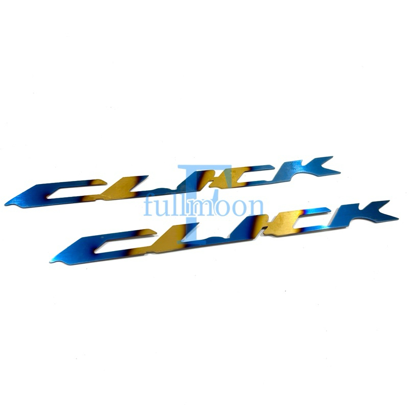 Jual logo emblem motor honda click warna twotone | Shopee Indonesia