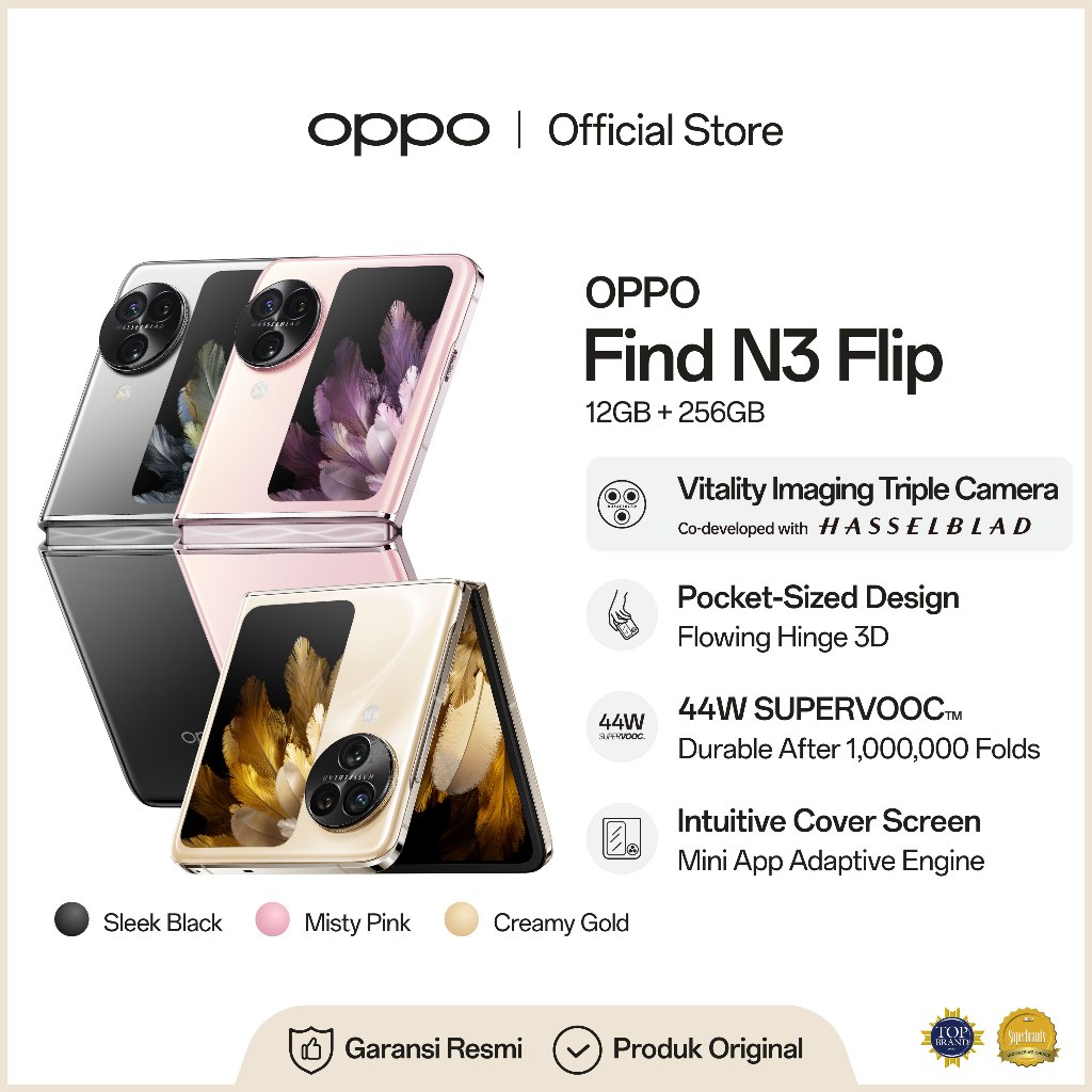 Kamera Belakang OPPO Find N3 Flip