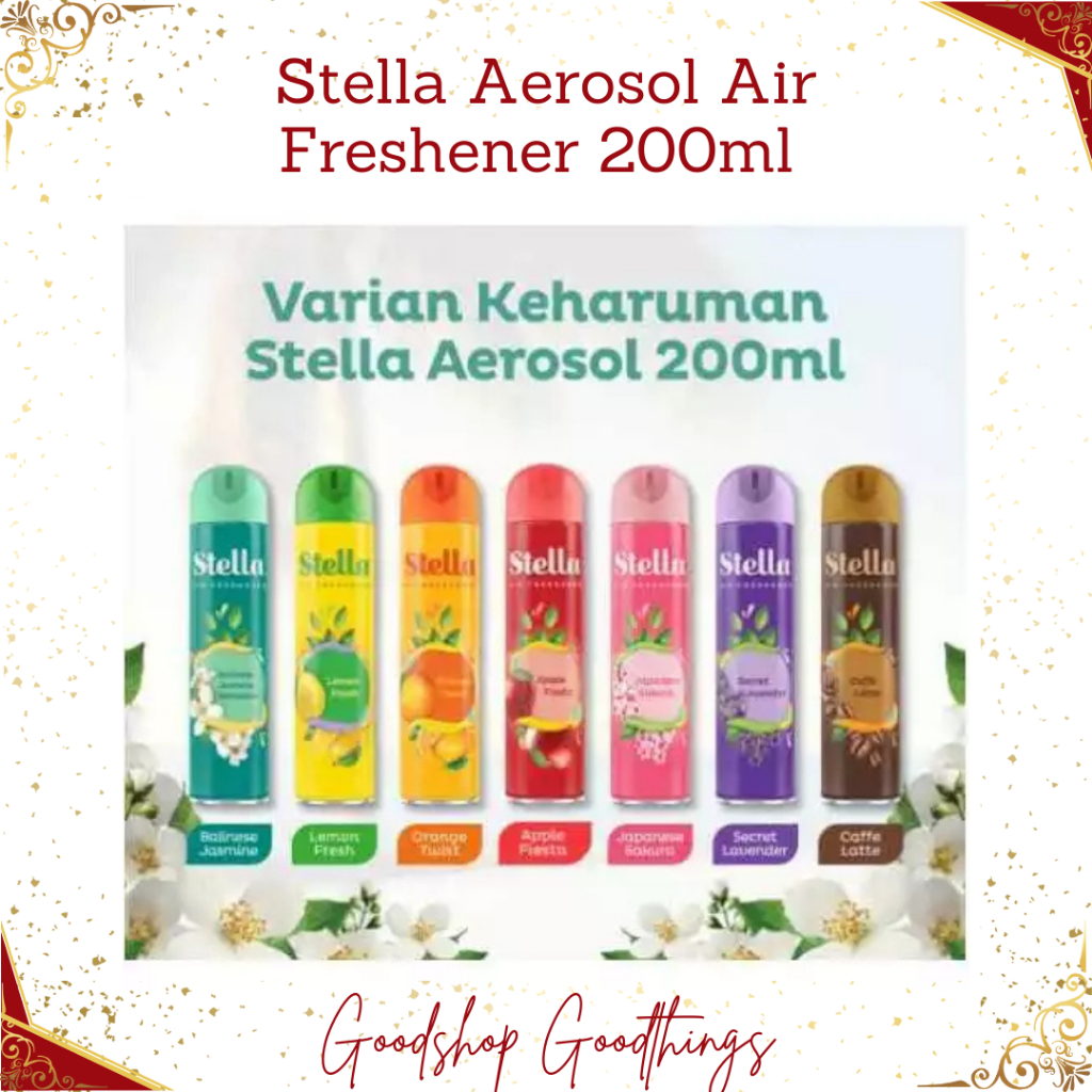 Jual Stella Aerosol Air Freshener 200ml / Pengharum Ruangan Semprot All ...