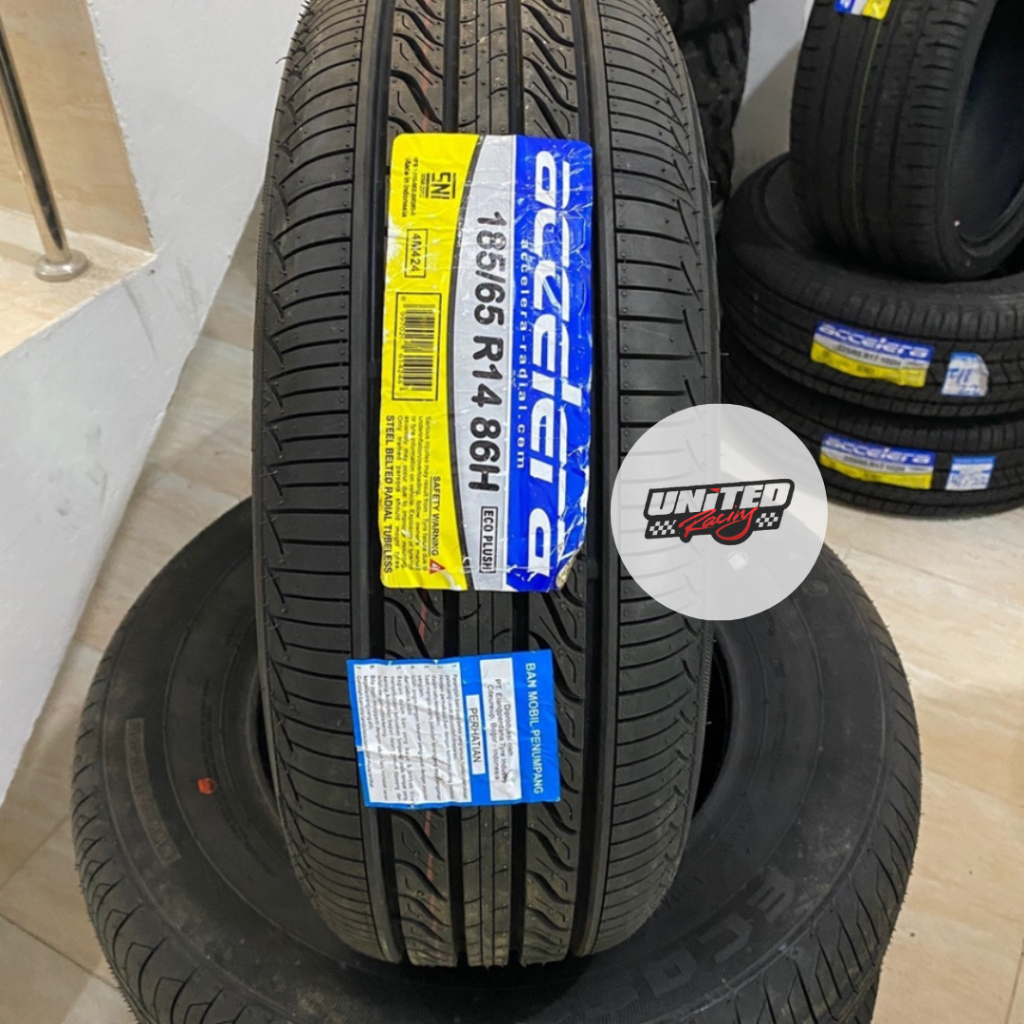 Jual BAN MOBIL RING 14 ACCELERA ECO PLUSH 185 65 R14 TUBLES AWET MURAH ...