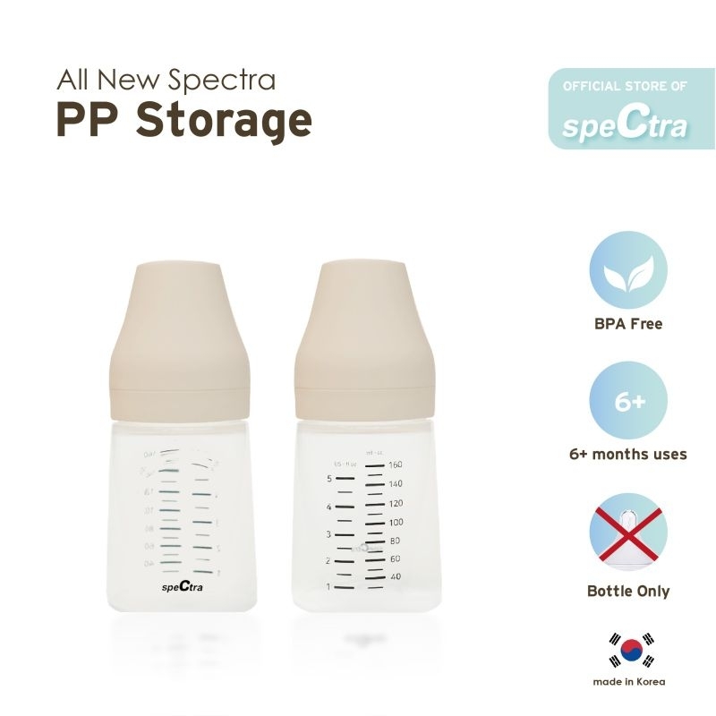 Jual botol spectra PP bottle storage 160ml botol susu botol asi pompa ...