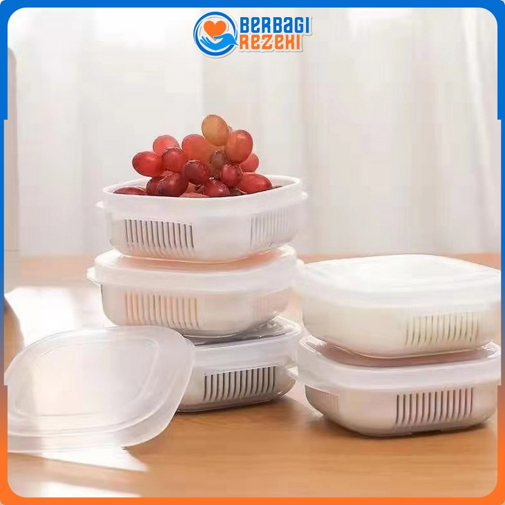 Jual Kotak Penyimpanan Makanan Dengan Tutup Serbaguna / Toples Saringan ...