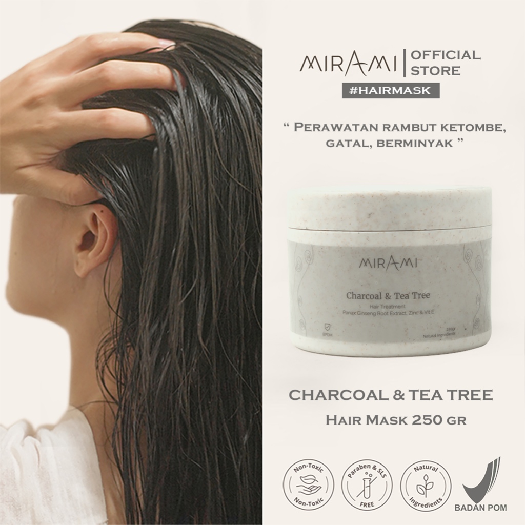 Jual Masker Rambut Mengatasi Ketombe Gatal Berminyak - Charcoal & Tea ...