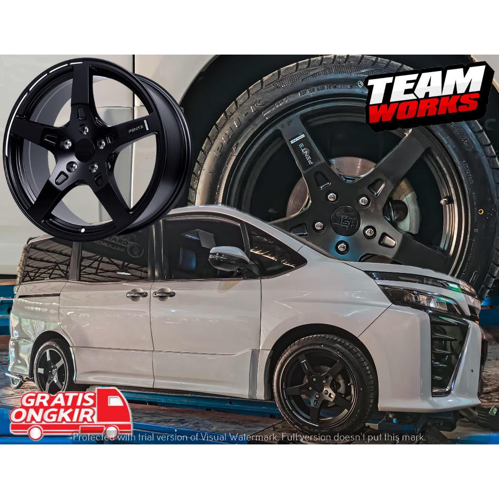 Jual VELG MOBIL RING 18 HSR PENTE PALANG 5 BLACK HOLE 5 MOBIL VOXY ...