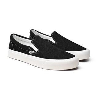 Brick Mansions - Slip On Mission Black White Sepatu Casual Pria Wanita