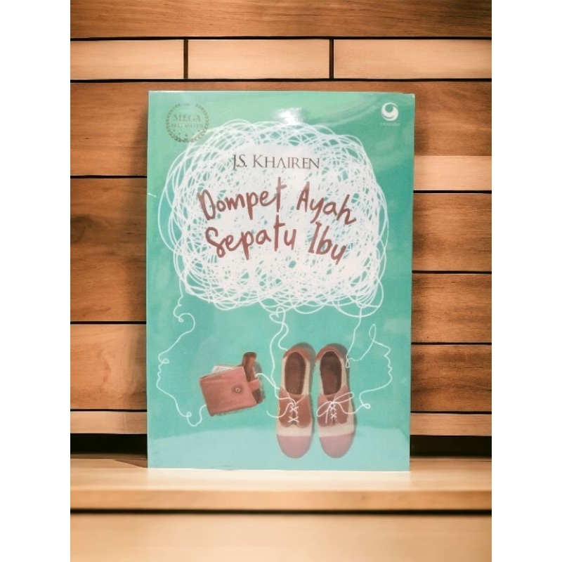 Dompet Ayah Sepatu Ibu novel cover with family and emotional themes