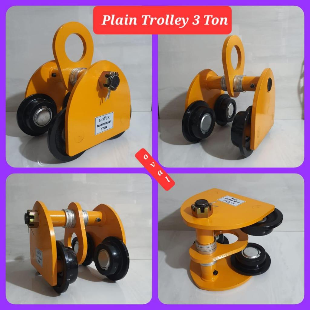 Jual Chain Hoist Manual Trolley 1Ton, 2 Ton dan 3 Ton (Anti Collision ...