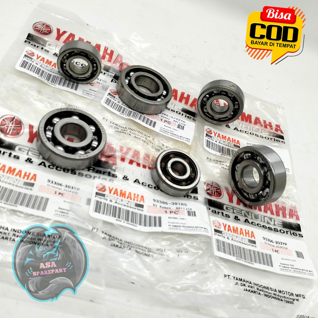 Jual Paket Bearing Rasio Set 44D Motor Yamaha Xeon KArbu , Xeon Rc ...