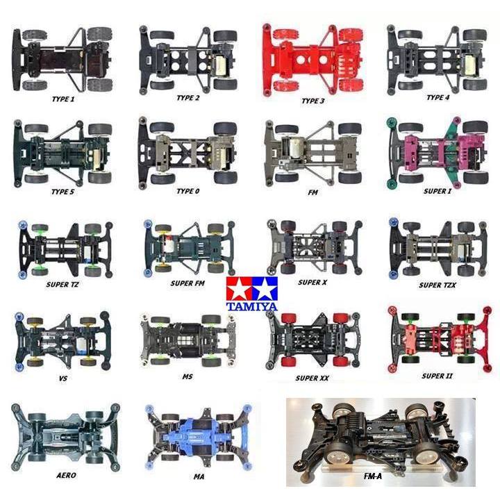 Jual Mobil Rakit Tamiya Mini 4WD - DCR-01 MA Chassis (ORIGINAL ...