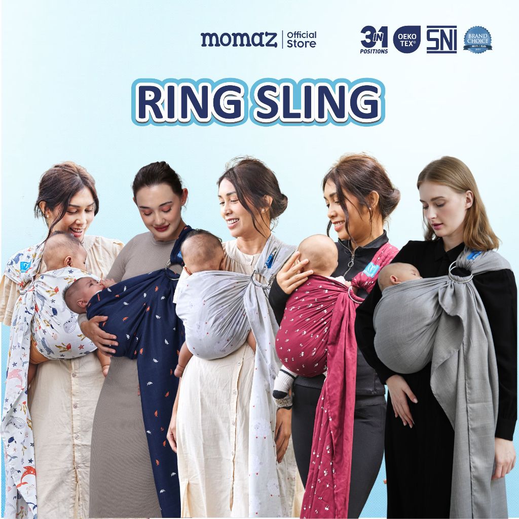 Momaz Gendongan Bayi Ring Sling